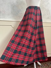 Vintage 1980s Red Dark Green