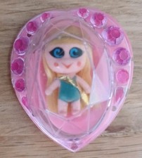 Vintage 1968 Mattel Liddle Kiddles Heart Pin Jewelry Locket Beauty Pageant Doll