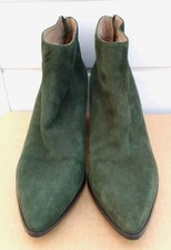 UNISA SIZE 5 GREEN SUEDE ANKLE