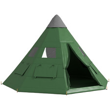 Tipi Tent Green Polyester