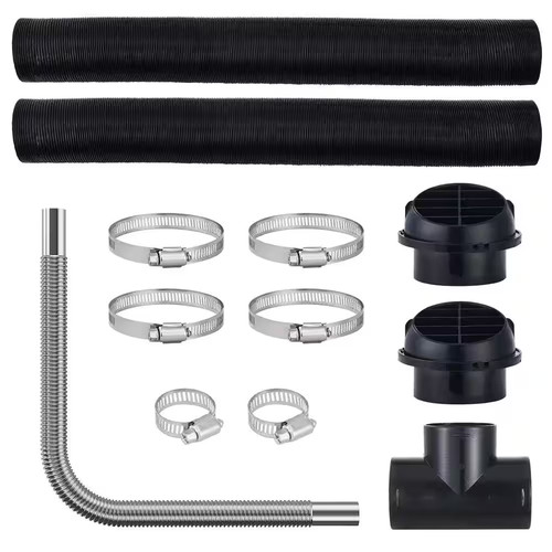 Diesel heater pipe ducting - heater, set