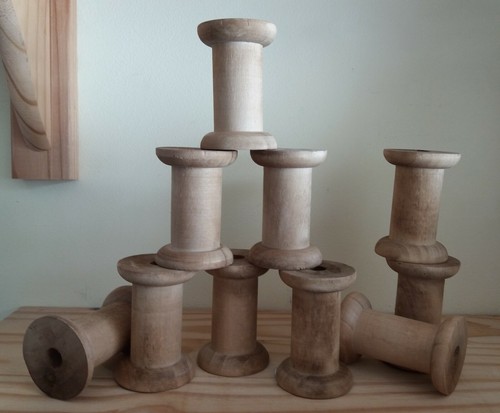 Wooden bobbins spools - wooden,