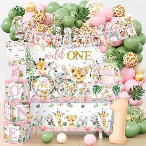 184pcs wild one birthday - one,