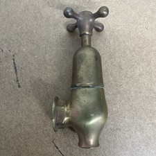 BRASS GLOBE TAPS COLD ANTIQUE