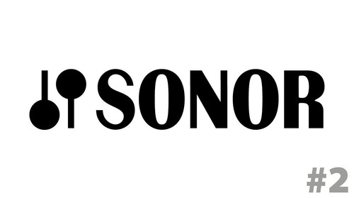Sonor 19cm decal sticker - sonor,