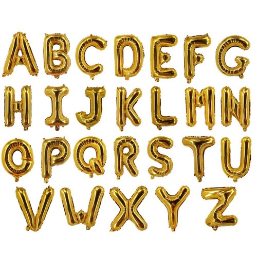 Giant gold silver foil - 16", gold/silver