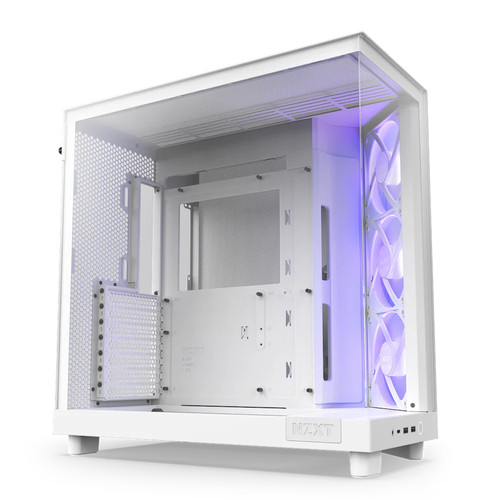 Nzxt flow rgb - h6, white