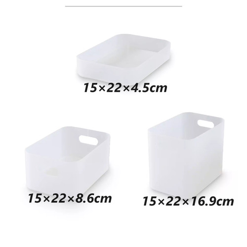 Muji makeup box - pp, stackable