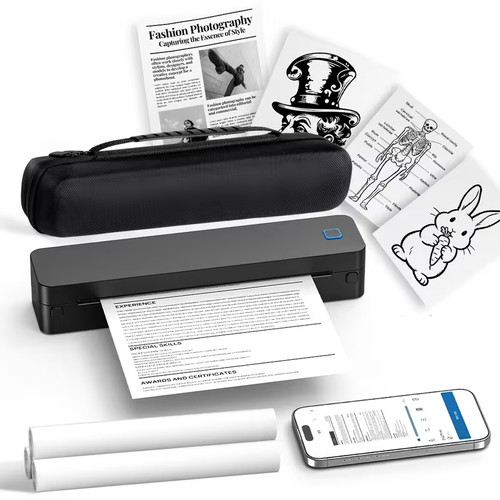 Portable thermal printer - a4,