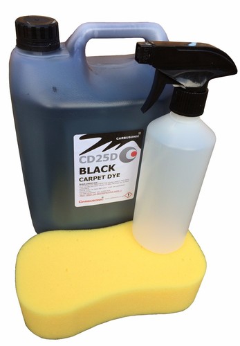 Litre black carpet dye - 5,