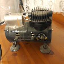 iwata Sprint Jet airbrush compressor no gauges hoses or gun.