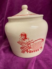 Vintage Thornton's Special Toffee Ceramic Large Lidded Jar