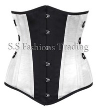 Underbust Satin Colorful Corset Steel Boned Waist Training Corset Women's Corset