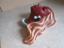 VINTAGE LARGE CORTENDORF LADY HEAD WALL PLAQUE 1950's