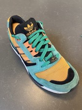 Men’s adidas torsion zx 8000 orange green black UK 9