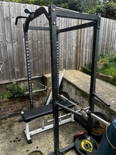 Powertec Power Rack And  Benchpress With Olympic Barbellp