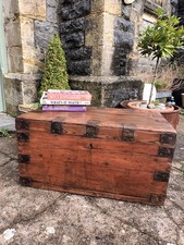 Antique Wood Wooden Chest