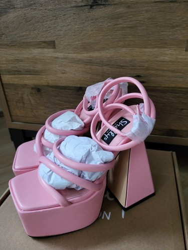 Shellys london pink platform - pink,