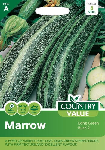 Marrow long green - marrow, seeds