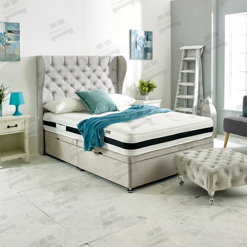 Wingback bed chesterfield - wingback,
