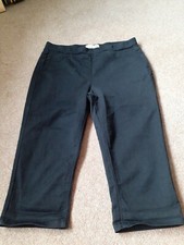 Black Cropped Trousers Ladies