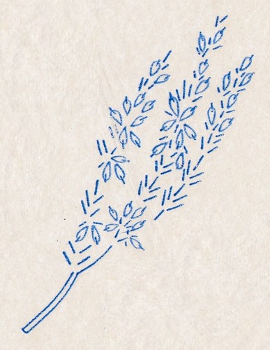 Vintage embroidery transfer - embroidery,