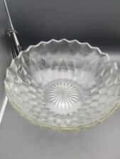 Vintage Large Clear Pressed