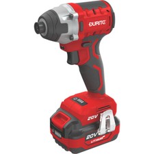 Durite 0-467-21, Fast Charge 1/4" Brushless Impact Screwdriver - 20VDC
