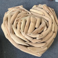 Driftwood love heart - love,