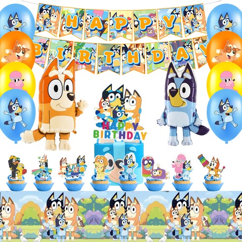 Bluey party decorations - bluey,