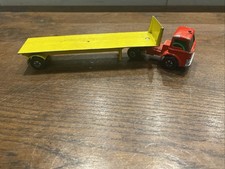 Matchbox King Size K-20 Ford Tractor Unit & Tasker Transporter Trailer #979