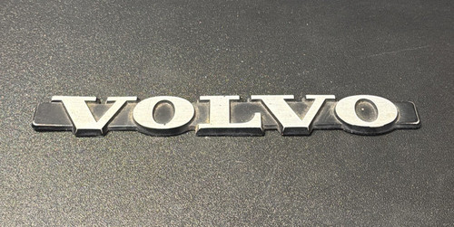 Volvo vintage metal car badge - car,
