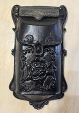 VTG Cast Iron Wall Mailbox