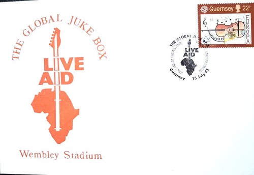 Vintage live aid stamped - vintage,