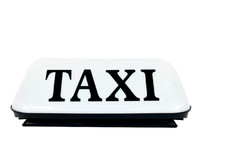 Taxi Cab Sign Roof Top