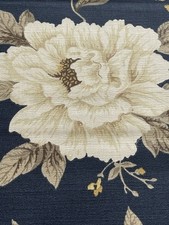 1 Metre Vintage Sanderson Linen Union “peony” 140cm Wide
