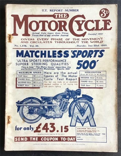 The motor cycle magazine - motor,
