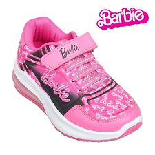 BARBIE GIRLS LIGHT UP TRAINERS OFFICIAL CHARACTER TRAINERS SHOES UK SIZE 8-1