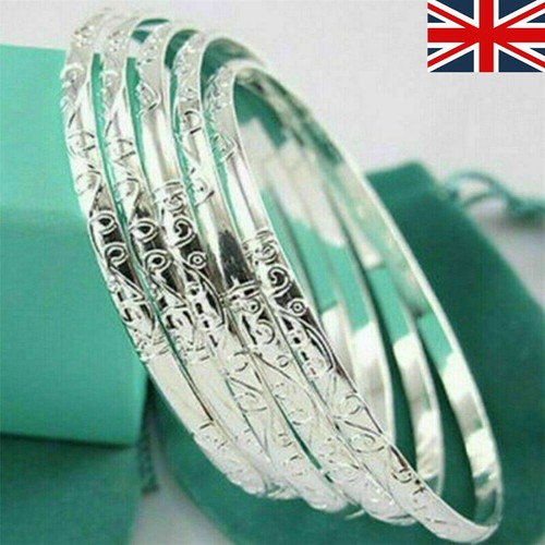5pcs 925 silver carving cuff - silver,