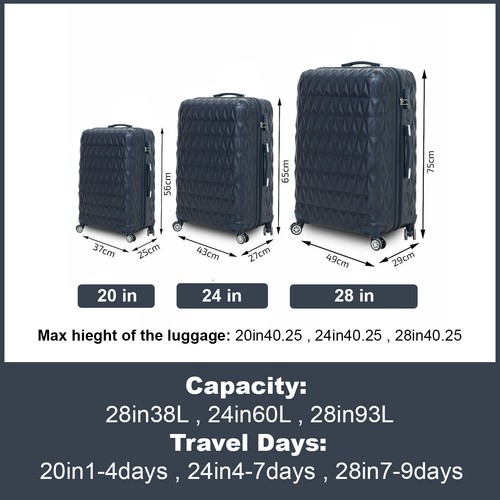 Suitcase hard shell travel - shell,