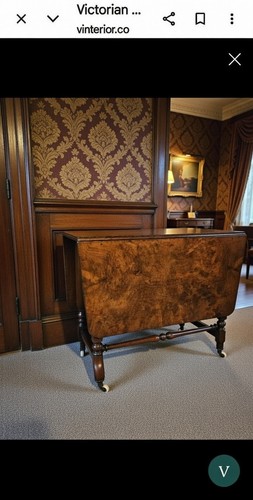 Victorian burr walnut - burr,