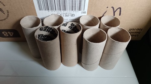 Empty toilet roll - , tubes