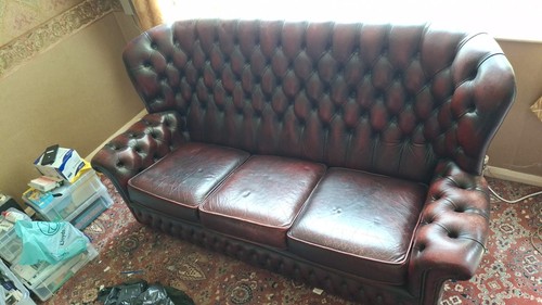 Vintage chesterfield leather - vintage,
