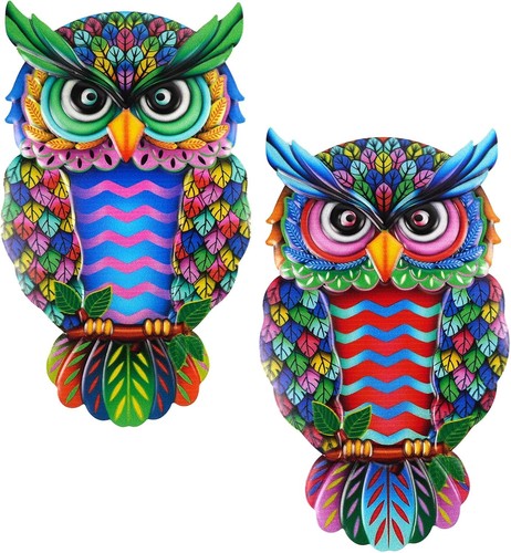 Decorative metal owl - decorative,