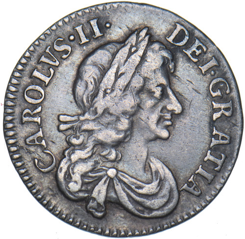 1675 threepence charles ii - 1675,