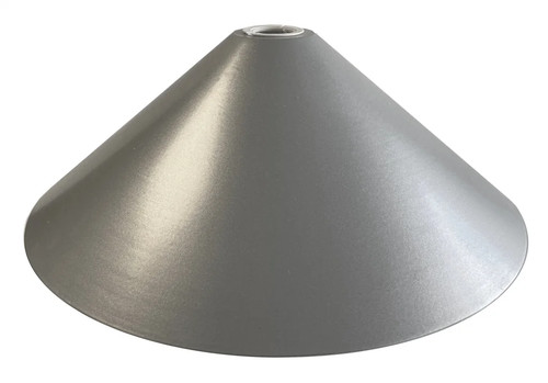 Metal lampshade silver - silver, 14"