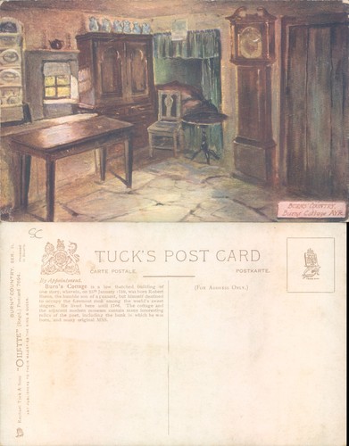 Interior burn cottage - of, burn's
