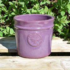 Plant Pot Ceramic 20cm Purple