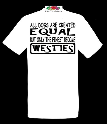 Westie dog shirt equal - shirt,