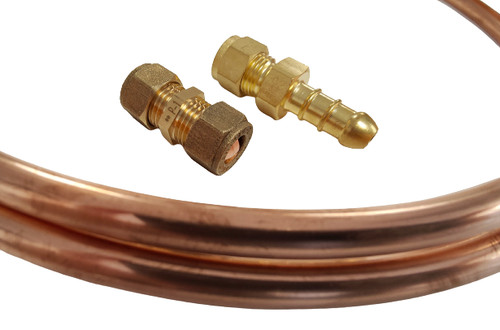 Caravan meters 8mm - caravan, copper